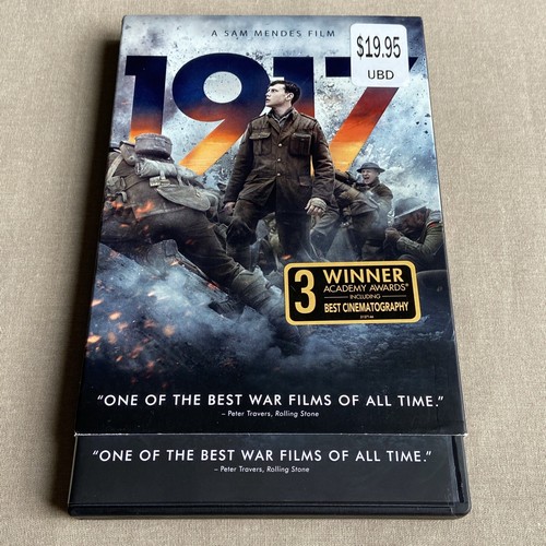 1917 (DVD, Digital 2019 Slipcover) WWI World War I Epic Sam