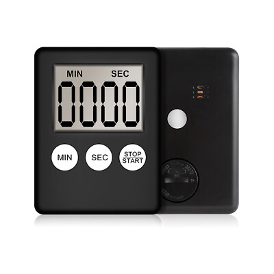 Large Digital LCD Kitchen Cooking Timer Magnetic Count-Down Up Clock Alarm LCD