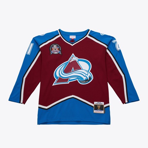 Мужская ТЕМНАЯ МАЙКА Mitchell & Ness NHL AVALANCHE 1995 ПИТЕР ФОРСБЕРГ