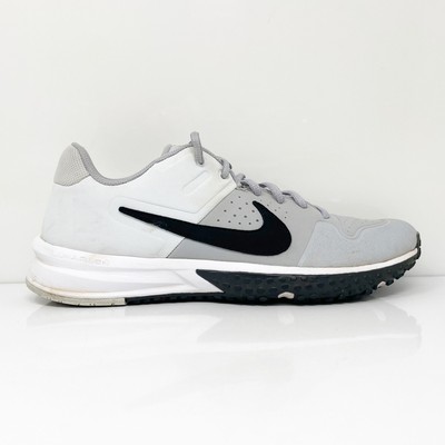 

Nike Mens Alpha Huarache Varsity AO7957-002 Серые повседневные кроссовки, размер 8,5, Черный, Alpha Huarache Varsity