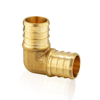 EFIELD 1 inch x 1 inch Pex Elbow Crimp Brass Fittings Lead Free Free Shipping