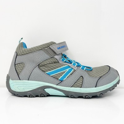 

Merrell Boys Outback Mid MK163008 Серые кроссовки для походов, размер 5M, Серый, Outback Mid