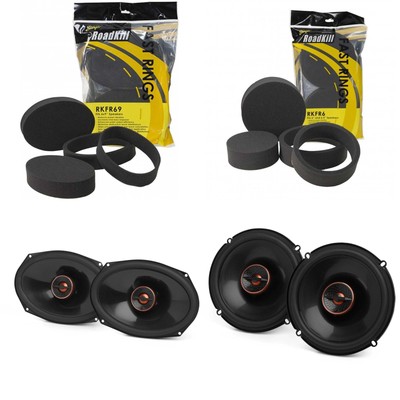 Infinity REF607F 6.5'' 2-Way Coax Set & REF697F 6x9'' 2-Way Coax with Fast Rings