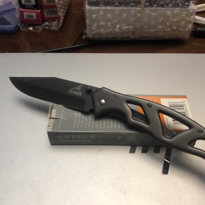 Gerber Paraframe II Light Gray Frame Lock Knife 22-08450