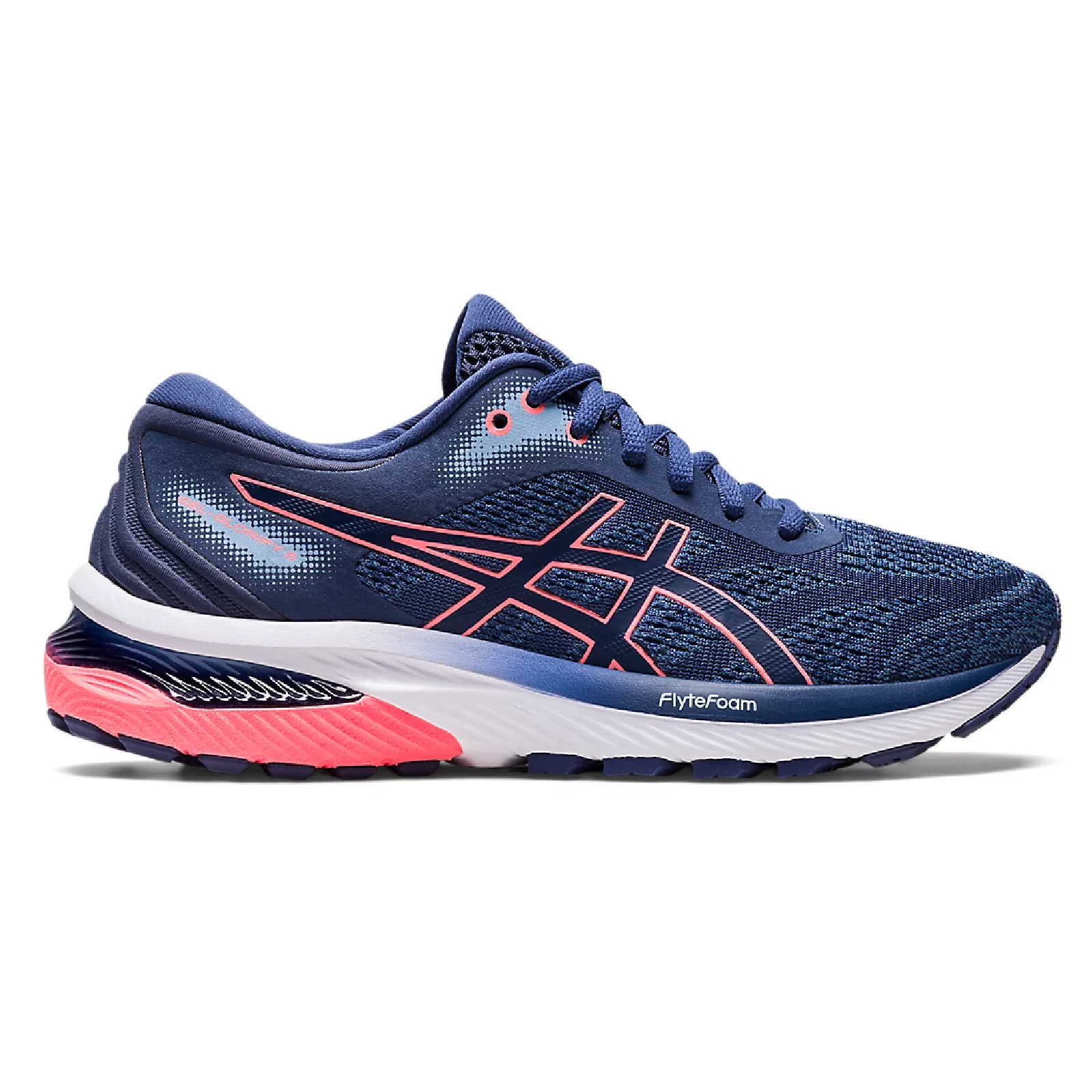 Asics Gel Glorify 5 Running Jogging Sport Shoes Trainers blue