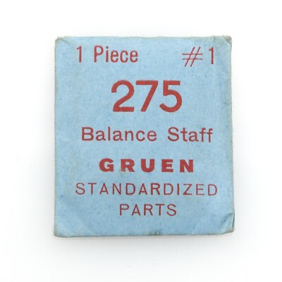 Gruen 275 Watch Movement Balance Staff Part #1
