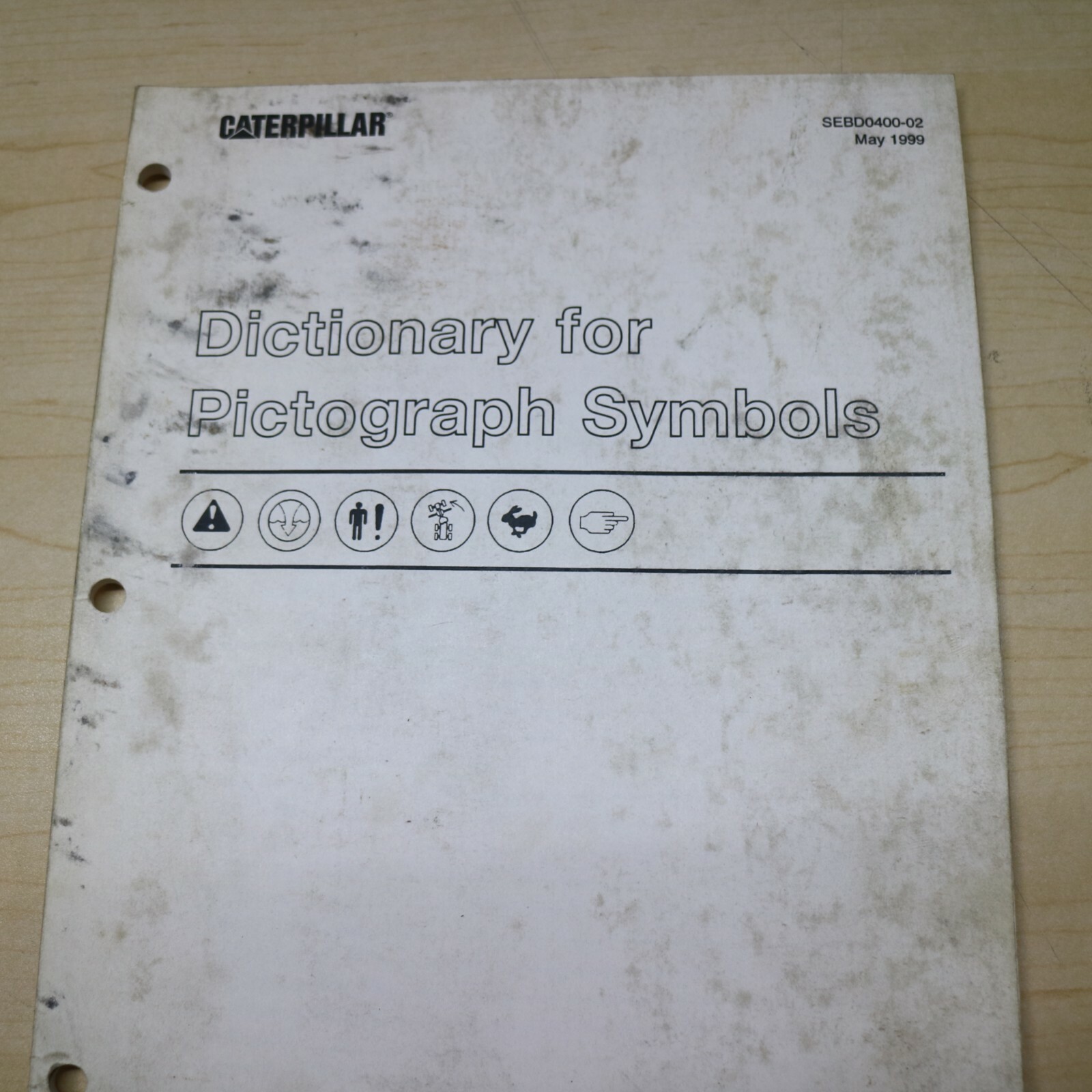 from cat st　10冊 CATERPILLAR CAT Pictograph Symbol Dictionary Shop Guide Book
