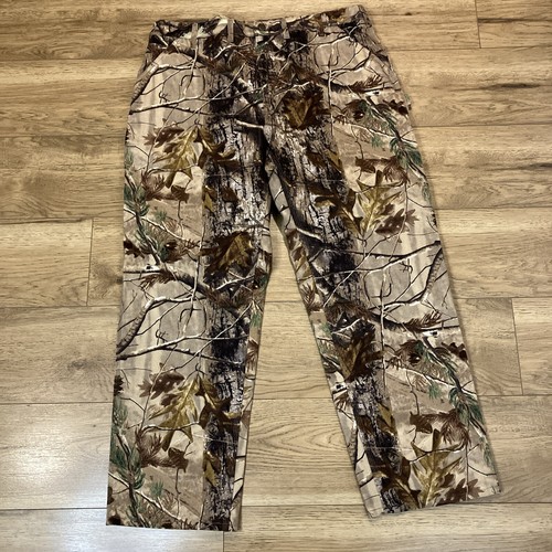 Men's 44X32 Carhartt Real Tree Dungaree Fit AP Camo
