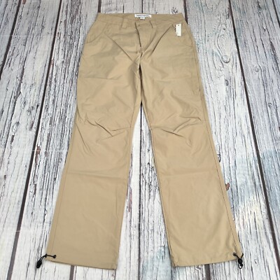 Amazon Essentials Women Stretch Woven Outdoor Hiking Tan Pants/Utility Pocket 6