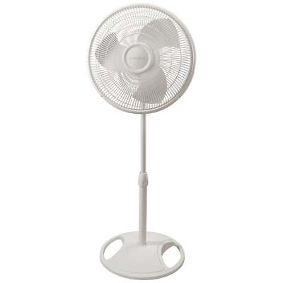 Lasko 16'' Oscillating Adjustable Pedestal Fan with 3-Speeds, 47'' H, S16500, New