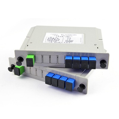 1x4 Telecom Optical Splitter Planar Waveguide Fiber Optical Branching Device