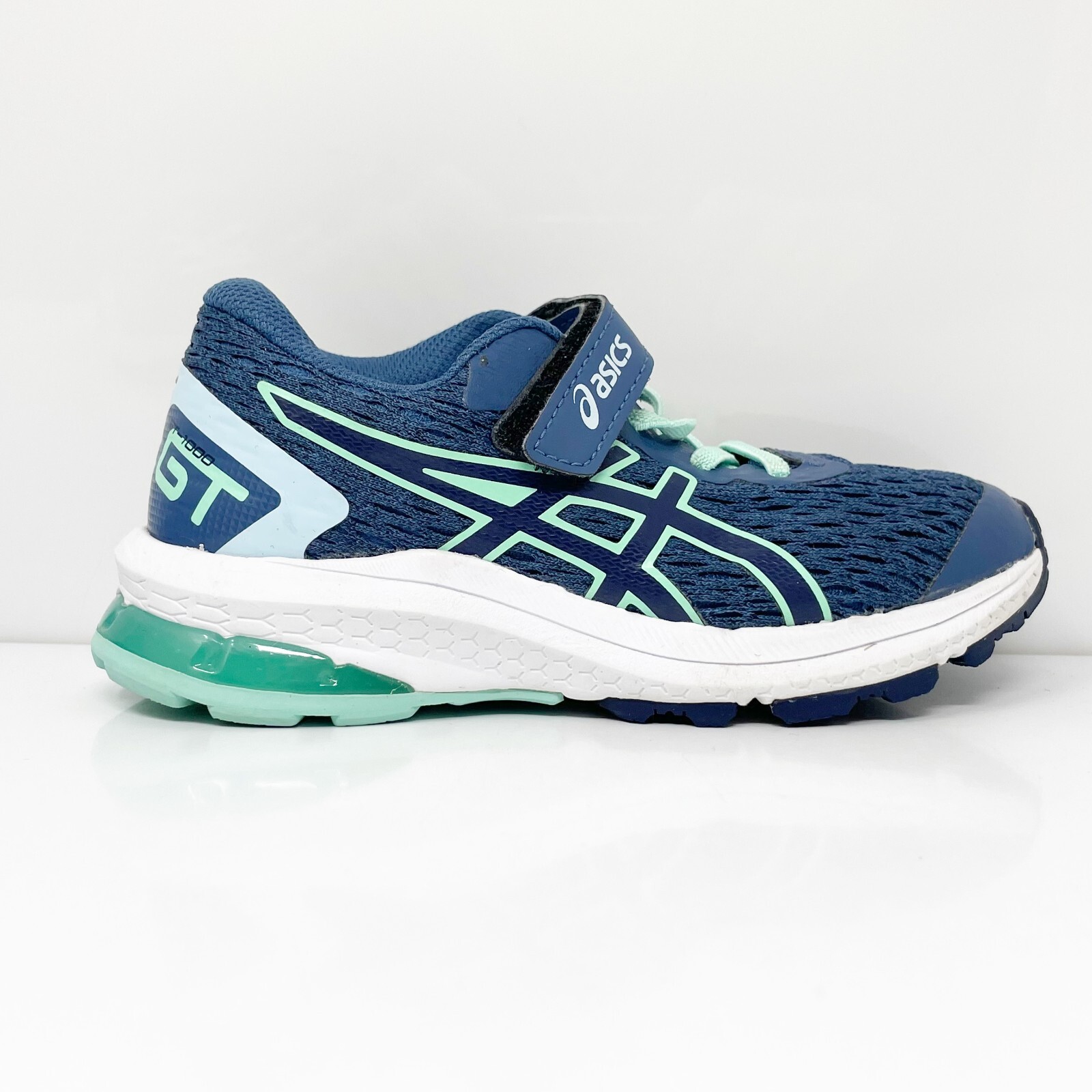 

Asics Girls GT 1000 9 1014A151 Синие кроссовки для бега Размер 12K, Синий, GT 1000 9