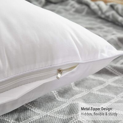 Oubonun 16 x 16 Pillow Inserts (Set of 2) - Throw Pillow Inserts with 100% Co...