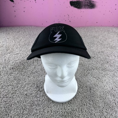 Fox Racing Hat Snapback Trucker Cap Foam Front Mesh Back Logo Lightning Sports