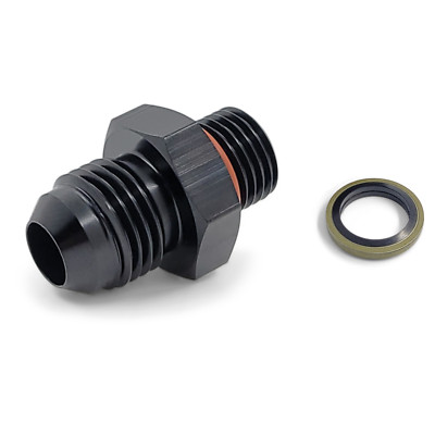 6AN to M12 x 1.25 Fitting - Flare Male Metric Straight Adapter