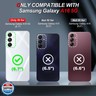 LeYi for Galaxy A17/A16-5G Phone Case: Samsung A17 Case with Screen Protector X 2 and Magnetic Metal Mount Stand, Slide Cover and Shock Proof Military-Grade for Series Galaxy Case A 17 5G, Navy Blue