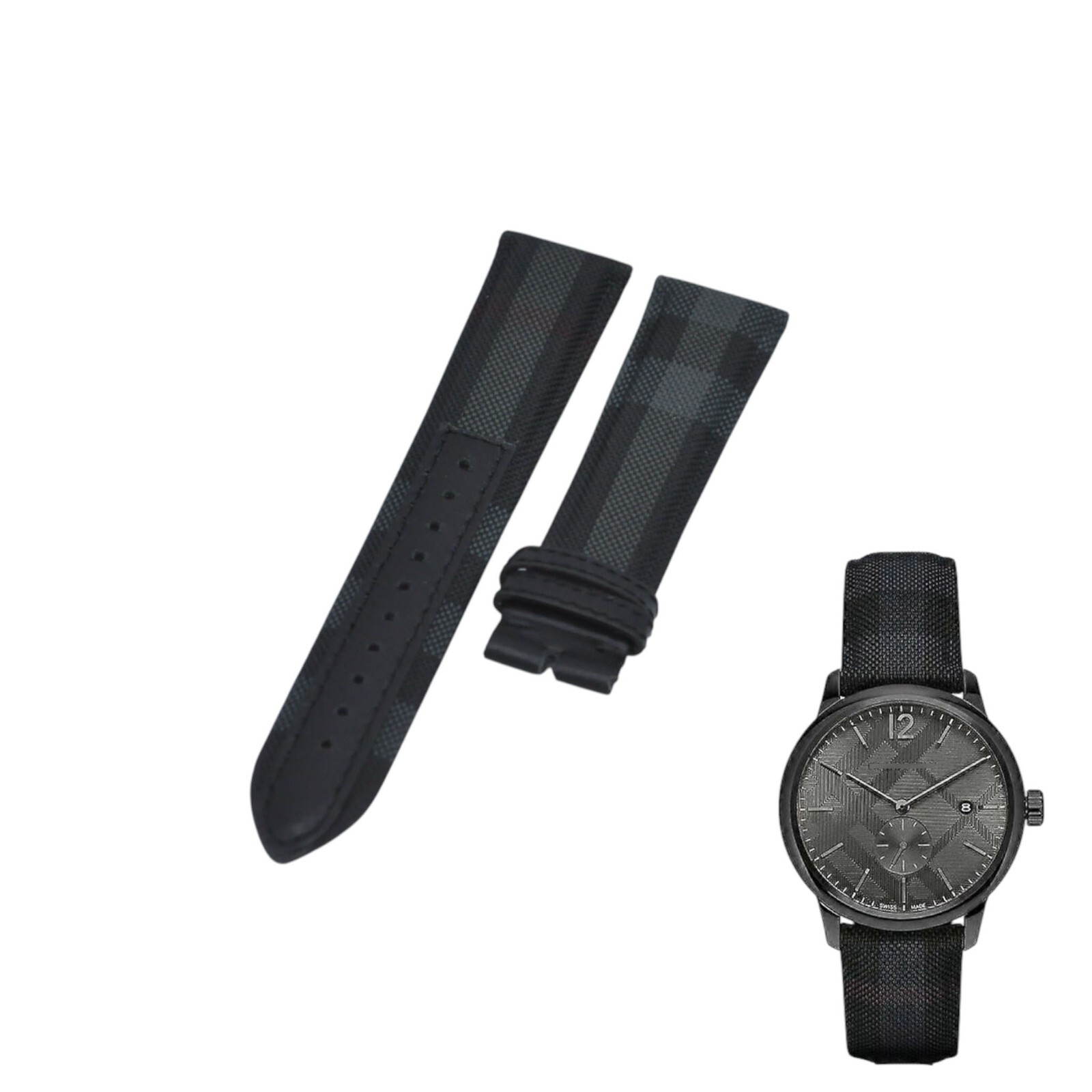 ウネ　Burberrys 11100L ウォッチ 黒 ブラック文字盤 ウネ様専用 Burberrys 11100L コインウォッチ 黒 ブラック文字盤