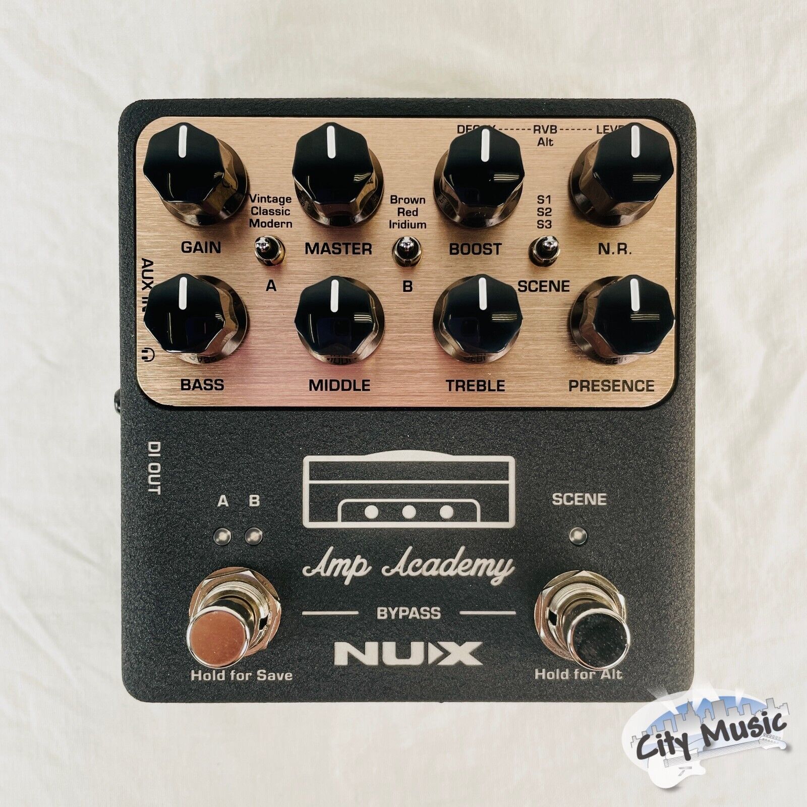 Used NUX NGS-6 Amp Academy Stomp Box Amp Modeler Guitar Used NUX NGS-6 Amp Academy Stomp Box Amp Modeler Guitar