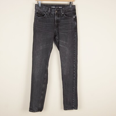 Old Navy Straight Taper Non-Stretch Black Built In Tough Jeans Mens Sz 29 x 31