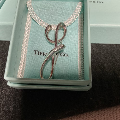 Tiffany & Co. Sterling Silver Elsa Peretti Initial Pin | eBay
