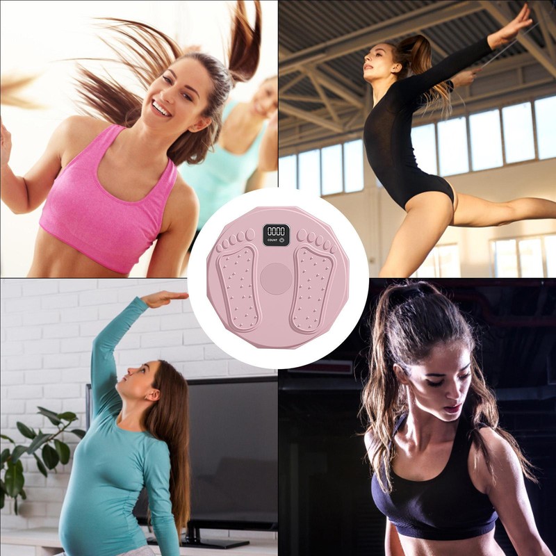 Twist Exercise Board 13in Twisting Waist Disc Smart Counting Quiet Gym Equipment