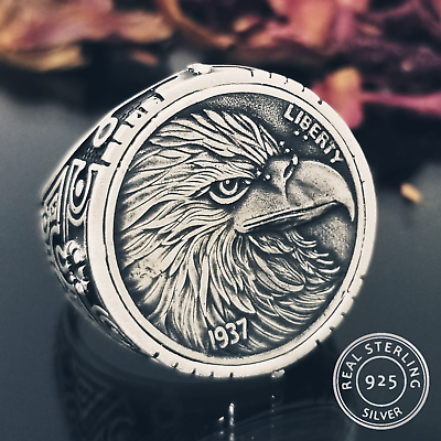 Biker's eagle 2024 rings ebay