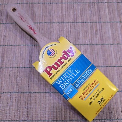 Purdy White Bristle Sprig 3 in. Soft Flat Trim Paint Brush
