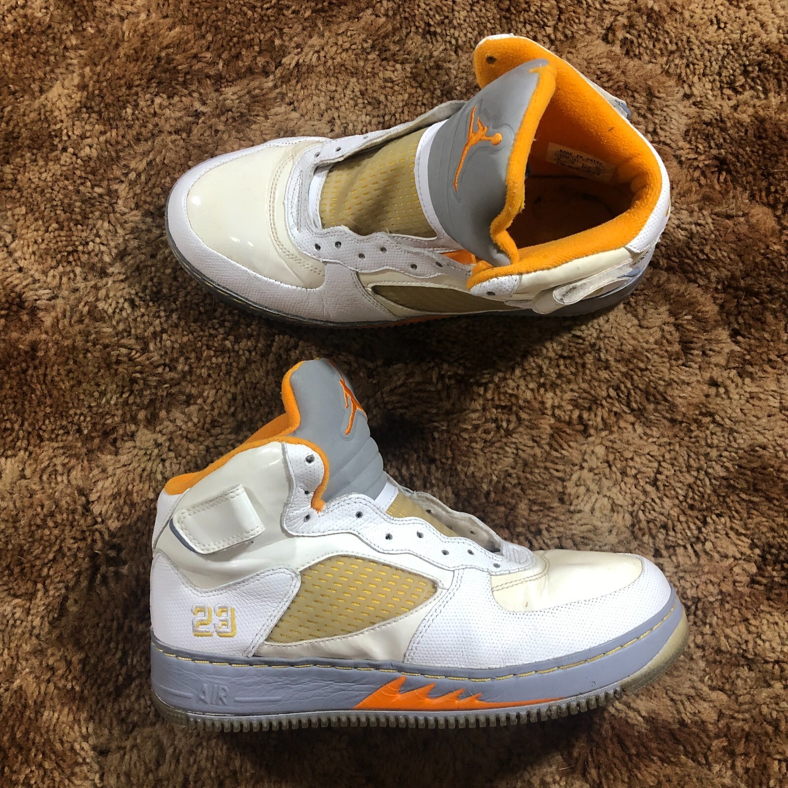 jordan 5 orange peel