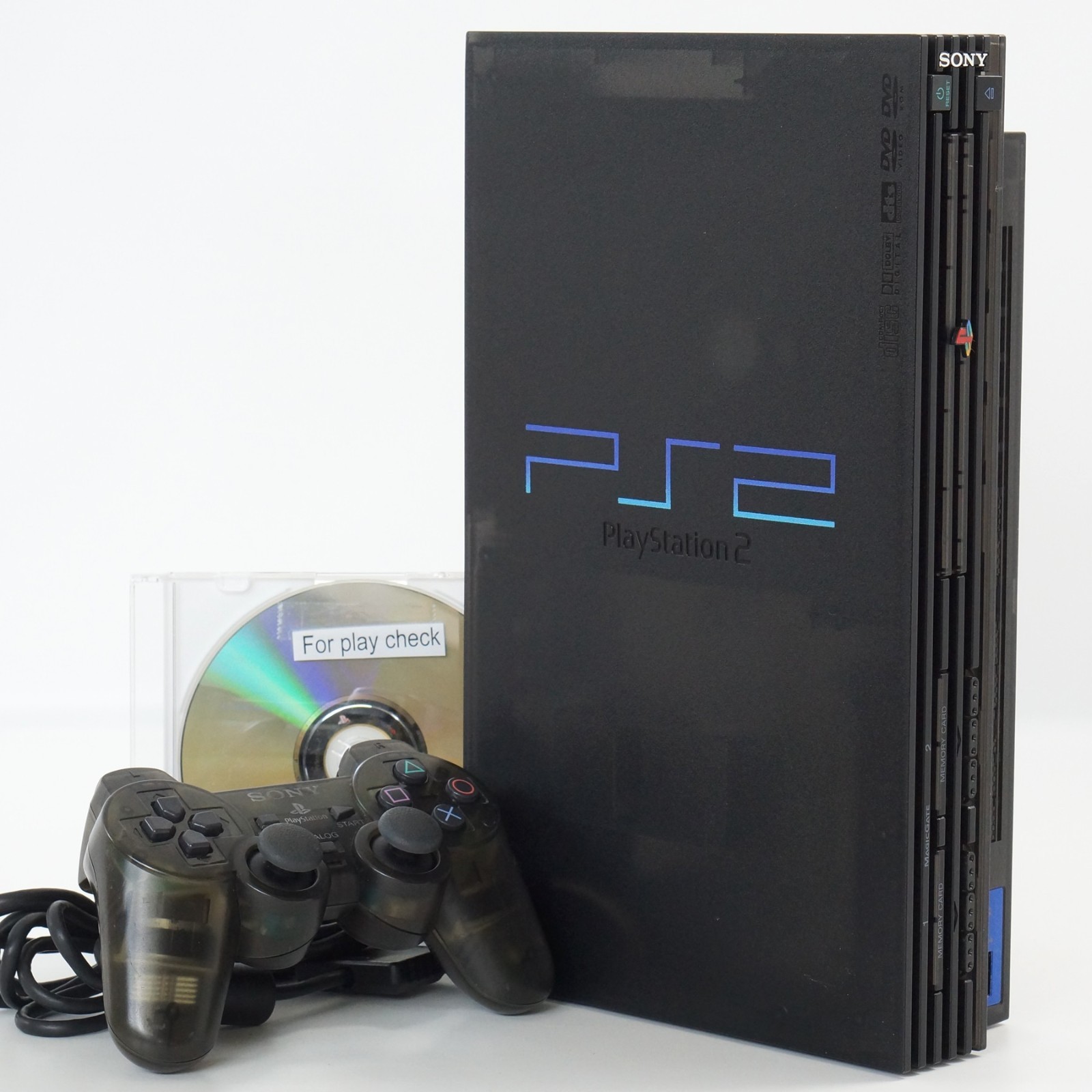 PS2 Console ZEN BLACK SCPH-37000 B Tested System Made in