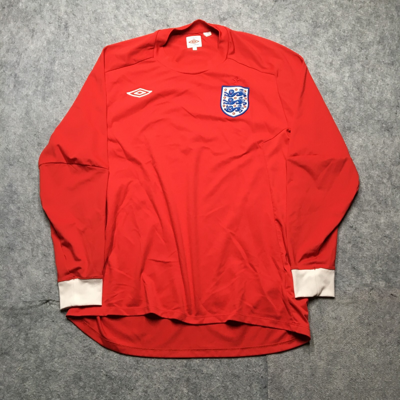 ウェア UMBRO England national team XLsize Umbro England National Team Jersey Men 46 Red Home Retro