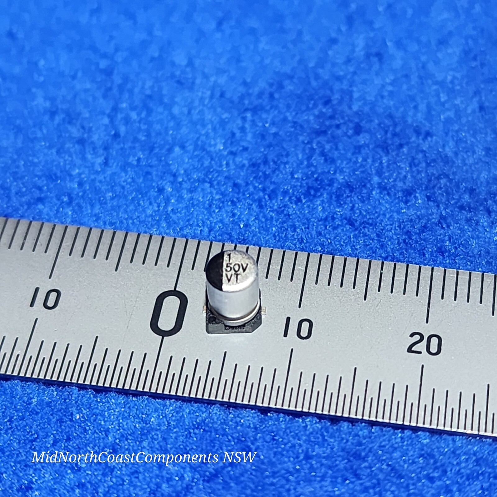 1uF 50V SMD/SMT Aluminum Electrolytic Capacitors Size 4 x 5.4mm