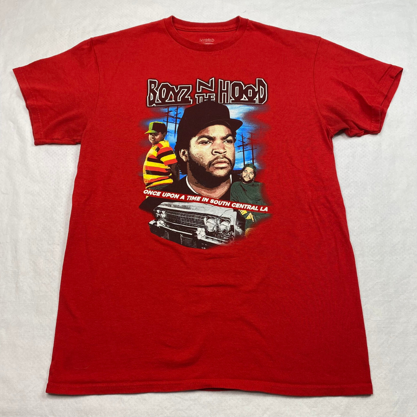 Hybrid Apparel Unisex T Shirt sz M Red Short Sleeve Crew