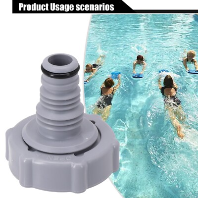 FSYHVVY Ersatz-Ablaufgarnitur Für Coleman-Pools – 2 Stück, Passt Für 3,8 Cm Rohre, Inkl. Adapter