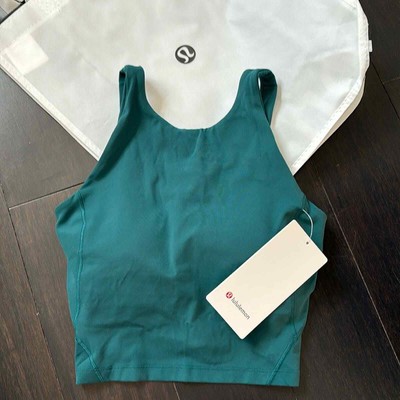 LULULEMON ALIGN HIGH-NECK TANK IN STORM TEAL (SMTL) SZ 4 NWT