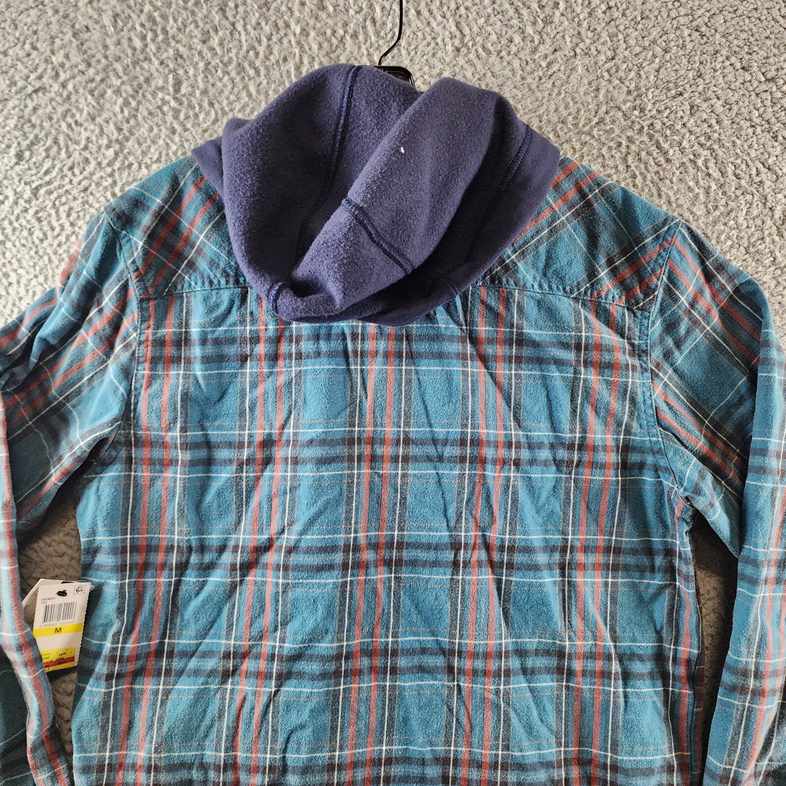 Rip Curl Ranchero Flannel Long Sleeve Shirt Men's M Blue Multi Button-Front - Picture 7 of 15
