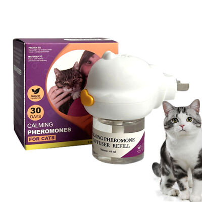 Cat Calming Diffuser Kit Plug-In Relaxants Start For Anxiety & Stress