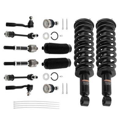 12x Suspension Kit Front Struts Sway Bar Ball Joint For Toyota Sequoia 2003-2007