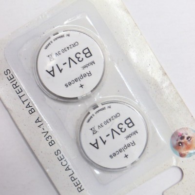 (2-Pk) Replacement Lithium Batteries 1A 3V B3V 1A