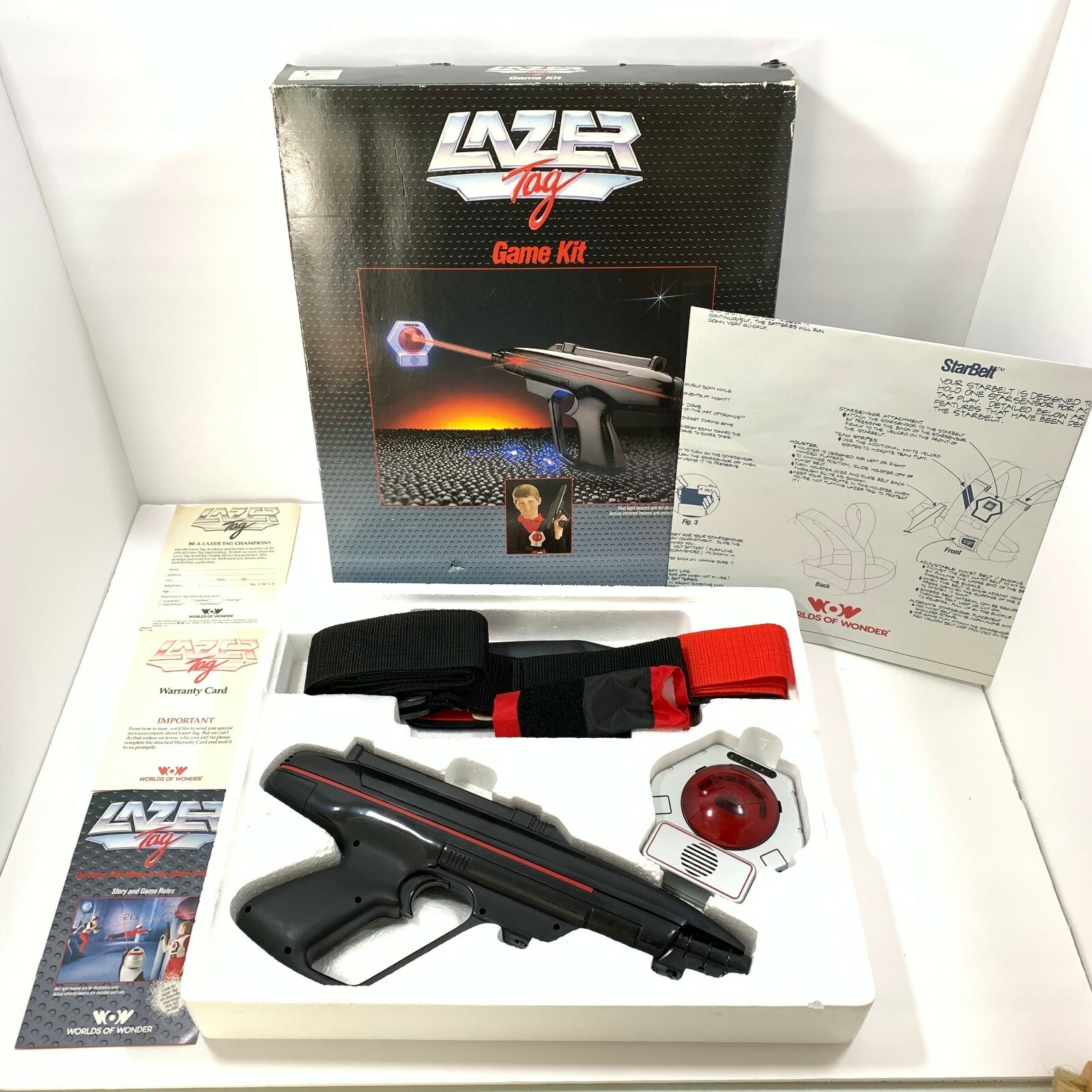 Купить Laser tag Vintage 1986 Worlds of Wonder Lazer tag Game Kit Laser tag TESTED в интернет