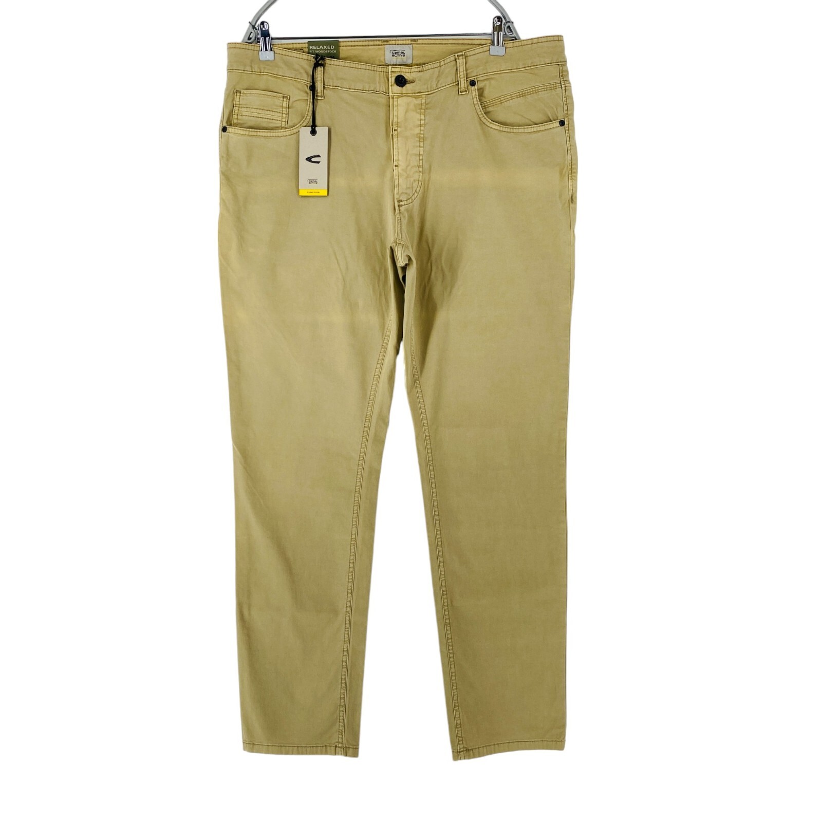 Camel Active WOODSTOCK Beige Mens Relaxed Straight Fit Jeans