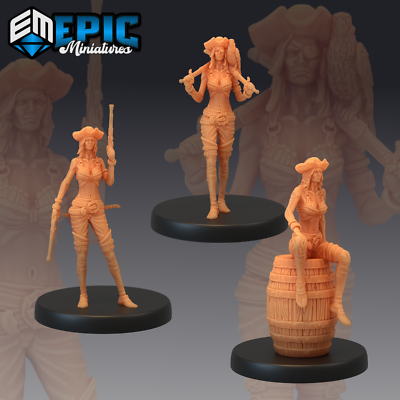 PIRATE STRIKER -  Dungeons and Dragons Miniatures, D&D, Epic Miniatures, Fantasy