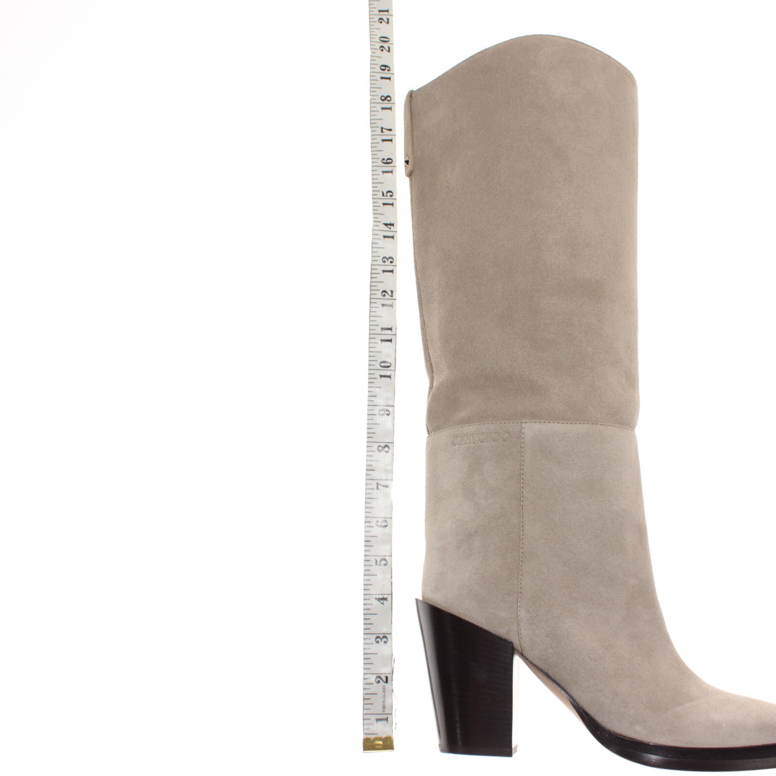 ロングブーツ Jimmy Choo FW24 'Cycas' boots (CYCASKB95SUE TAUPE) JIMMY CHOO - 95mm Cycas Kb Leather Knee High Boots Jimmy Choo