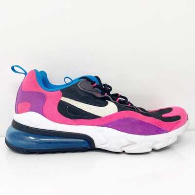 

Nike Boys Air Max 270 React BQ0101-001 Разноцветные баскетбольные кроссовки Кроссовки 7Y, Multicolor, Air Max 270 React