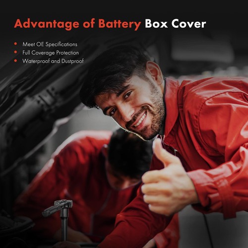 Right Side Battery Box Cover for Honda CT110 1980-1986 CT90 1969-1979 CA105T Red