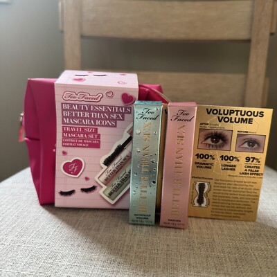 Too Faced beauty essentials better than sex mascara icons set