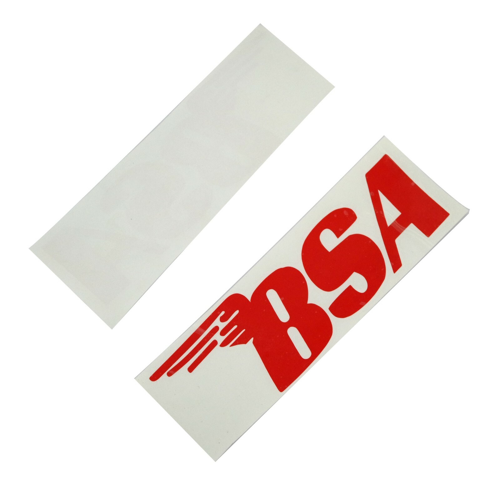BSA Petrol Fuel Tank Sticker Decal Badge Emblem Vinyl Red Set Of 2 Units  
