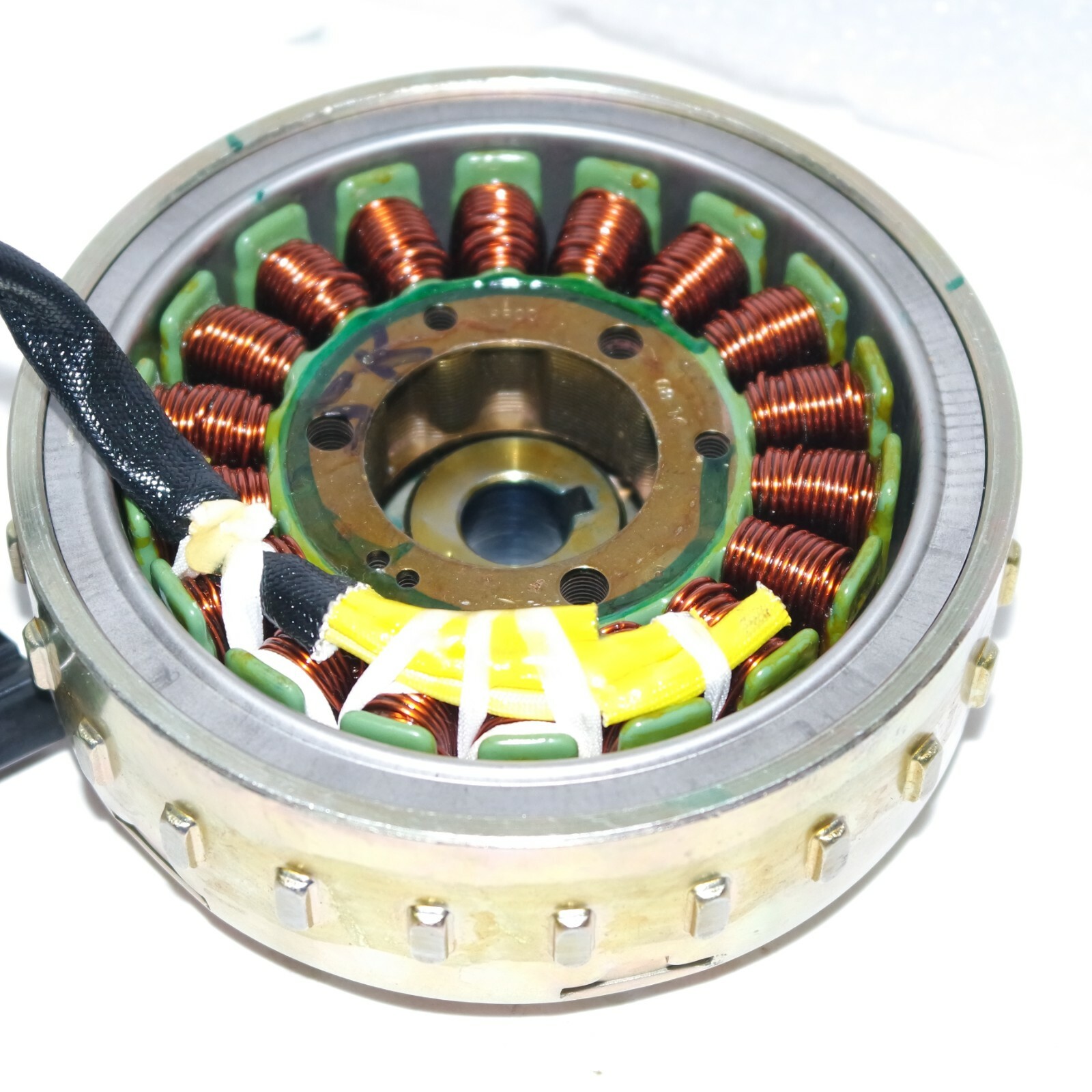 Fits Royal Enfield Classic 500 Flywheel Magneto Assembly+5MM Dia Stator MTG Hole 