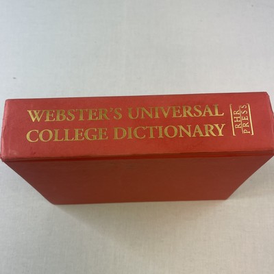 Webster's Universal College Dictionary by Random House 2001 Hardcover