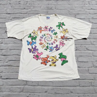 grateful dead spiral bears t shirt