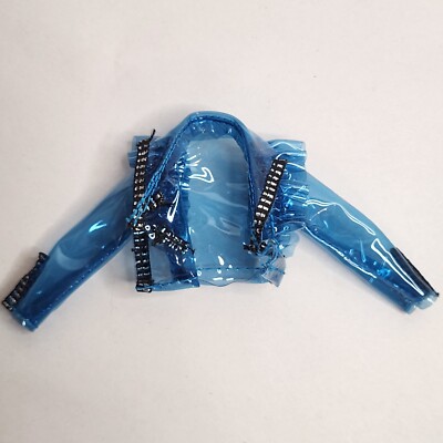 Monster High Haunt Couture 2022 Lagoona Blue Doll Transparent Vinyl Jacket